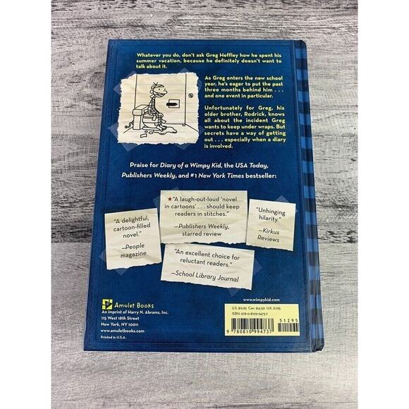 Diary Of A Wimpy Kid: Rodrick Rules Hardcover By Jeff Kinney - Picture 2 of 6